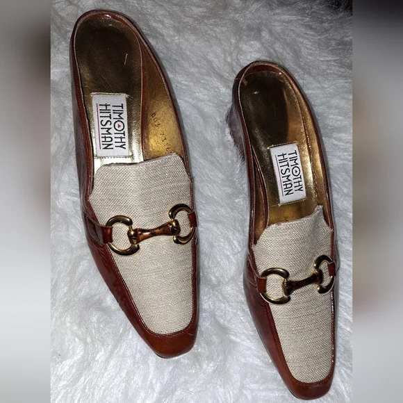 Timothy Hitsman Italian Mules. Trending. Horsebit Hardware on top. Size 8 1\2 - Picture 2 of 8